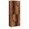 vidaXL Alacena Madera vieja 69,5 x 34 x 180 cm Madera contrachapada
