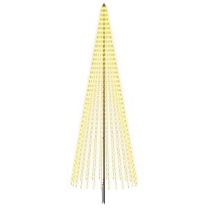vidaXL &Aacute;rbol de Navidad LED 385 cm 1148 LED Blanco C&aacute;lido Hierro Negro