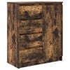 vidaXL Aparador con cajones roble ahumado 71x35x84cm madera ingenier&iacute;a
