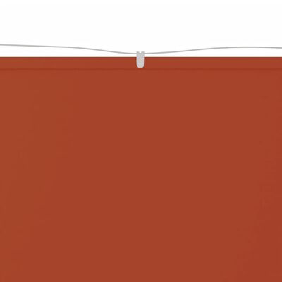vidaXL Toldo vertical terracota tela oxford 60x1000 cm