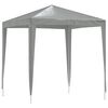 vidaXL Carpa de Fiesta 200 x 200 x 240 cm Gris Claro PE y acero
