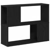 vidaXL Conjunto de mueble de TV 80 x 24 x 63 cm Roble Negro