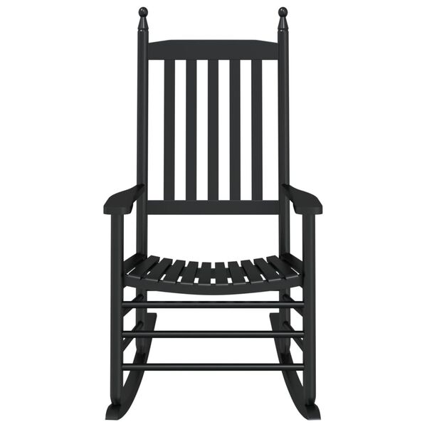 vidaXL Mecedoras con asiento curvo 2 uds madera &aacute;lamo maciza negro