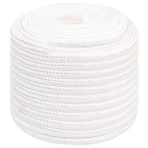 vidaXL Cuerda multiusos 18 mm 25 m Blanco PP 1995 kg Carga m&aacute;x.