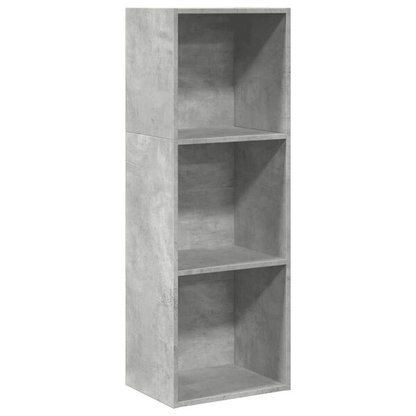 vidaXL Estanter&iacute;a de madera de ingenier&iacute;a gris hormig&oacute;n 40x30x114 cm