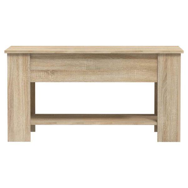 vidaXL Mesa de centro madera de ingenier&iacute;a roble Sonoma 101x49x52 cm