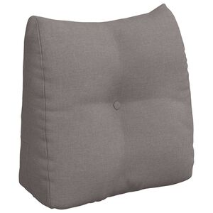 vidaXL Coj&iacute;n de Espalda Taup&eacute; 45 x 24 x 50 cm tela