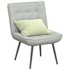 vidaXL Sill&oacute;n de relax terciopelo gris claro 64x74x84 cm