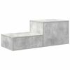 vidaXL Armario de almacenamiento 2 pcs Gris Concreto 118 x 41 x 40 cm