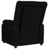 vidaXL Sill&oacute;n de masaje de tela negro