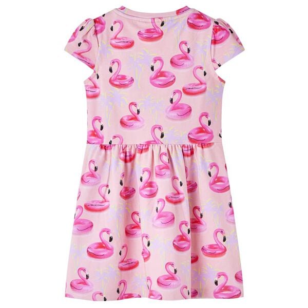 Vestido infantil rosa claro 128