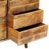 vidaXL Aparador de madera maciza de mango 90x30x69 cm