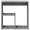 vidaXL Mesa auxiliar de madera contrachapada gris hormig&oacute;n 50x30x50 cm