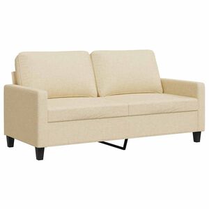 vidaXL Sof&aacute; de 2 plazas de tela color crema 140 cm