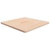 vidaXL Tablero de mesa cuadrada madera de roble sin tratar 70x70x2,5cm