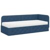 vidaXL Estructura de cama en esquina Azul 80 x 200 cm tela