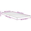 vidaXL Estructura de Cama de Suelo Gris Sonoma 86,5 x 190 cm