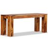 vidaXL Banco de madera maciza de acacia 110x35x45 cm