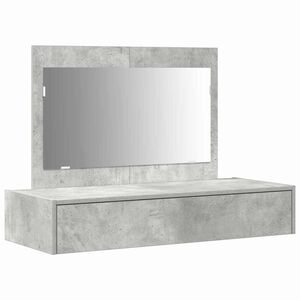 vidaXL Mesa Tocador Gris 100 x 40 x 70 cm Madera de ingenier&iacute;a