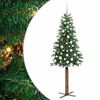 vidaXL &Aacute;rbol de Navidad Delgado con 300 LED con soporte Verde 180 cm