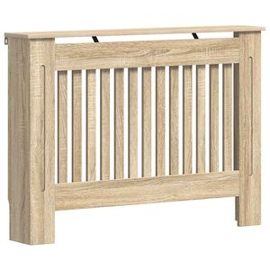 vidaXL Cubierta para radiador madera de ingenier&iacute;a 112x19x81,5cm