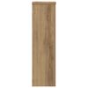 vidaXL Soportes de plantas 2 uds madera roble artisian 17x17x60 cm