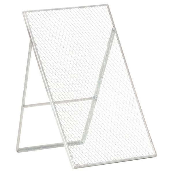 vidaXL Tamiz de jardín acero galvanizado