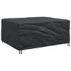 vidaXL Funda para muebles Liso Negro 200 x 165 x 80 cm 600D
