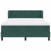 vidaXL Cama tipo Box Spring Verde oscuro 160 x 200 cm Terciopelo