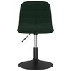 vidaXL Taburete de cocina de terciopelo verde oscuro