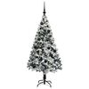 vidaXL Árbol de Navidad artificial Verde 150 cm PVC y Acero y Plástico