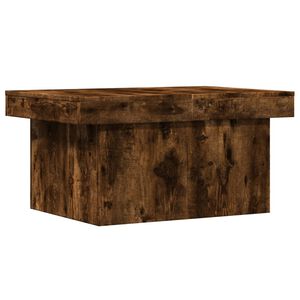 vidaXL Mesa de centro madera de ingenier&iacute;a roble ahumado 80x55x40 cm