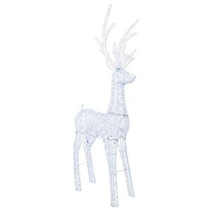 vidaXL Reno de Navidad LED 1000 LED Blanco fr&iacute;o 122 x 56 x 270 cm