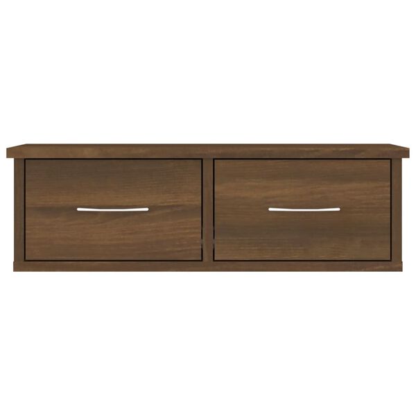 vidaXL Armario de pared madera contrachapada roble marr&oacute;n 60x26x18,5cm