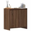 vidaXL Armario de ba&ntilde;o madera contrachapada marr&oacute;n roble 60x33x61 cm