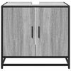 vidaXL Mueble lavabo ba&ntilde;o madera contrachapada sonoma gris 65x33x60 cm