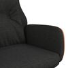 vidaXL Sill&oacute;n de relax de tela y PVC negro