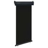 vidaXL Toldo lateral de balc&oacute;n negro 105x250 cm