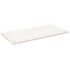 vidaXL Tablero de escritorio madera maciza pino blanco 110x60x2,5 cm