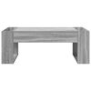 vidaXL Mesa de Caf&eacute; Gris Sonoma 110 x 50 x 41 cm Madera de ingenier&iacute;a