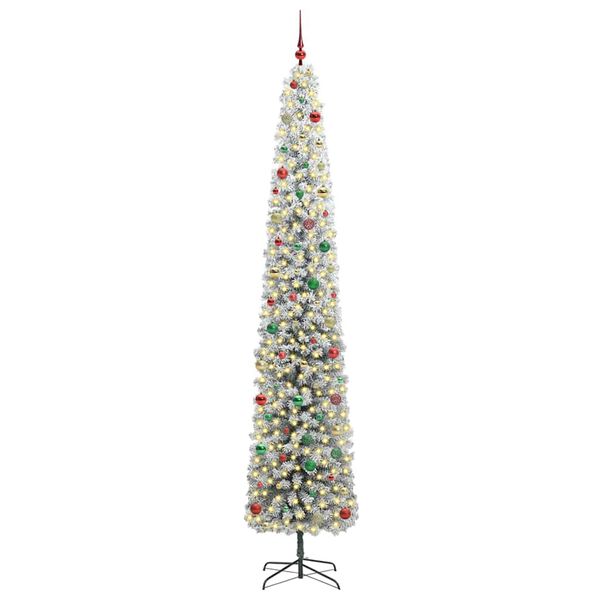 vidaXL &Aacute;rbol de Navidad artificial Verde 270 cm PVC, Acero y Pl&aacute;stico