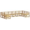 vidaXL Conjunto de sof&aacute;s de exterior 10 pcs Blanco