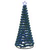 vidaXL &Aacute;rbol de Navidad de espumill&oacute;n con LED y base EKENAS 180 cm