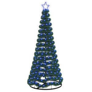 vidaXL &Aacute;rbol de Navidad de espumill&oacute;n con LED y base EKENAS 180 cm