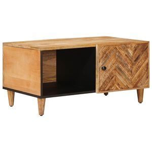 vidaXL Mesa de centro Marr&oacute;n 80 x 50 x 40 cm Madera de mango maciza