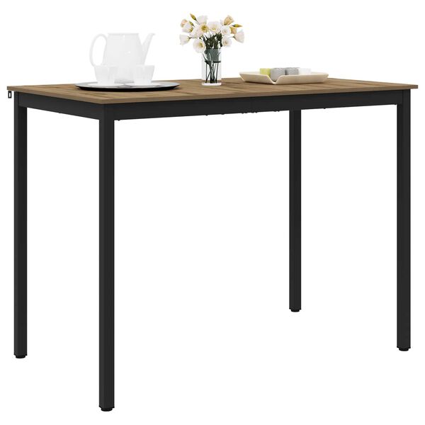 vidaXL Mesa de barra de pie Madera de ingenier&iacute;a