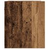 vidaXL Mesillas de noche de pared 2 uds madera vieja 38x34x40 cm