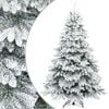 vidaXL &Aacute;rbol de Navidad artificial plegable cubierto de nieve 180 cm