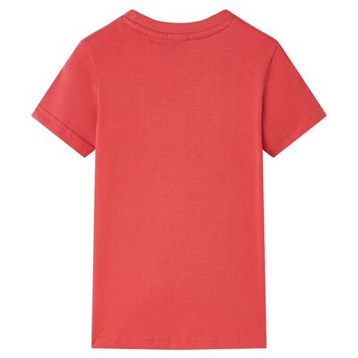Camiseta infantil color rojo 92