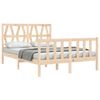 vidaXL Estructura de cama sin colchón madera de pino maciza 120x200 cm